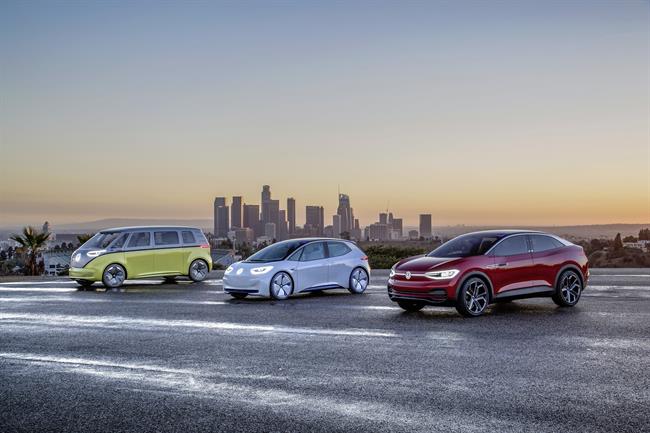 Volkswagen presenta en Los Ángeles su visión de movilidad futura con el I.D., I.D. Buzz e I.D. Crozz
