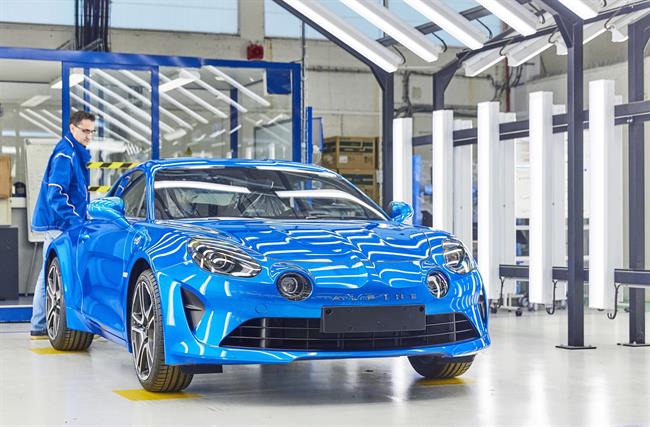 Renault inicia la producción del Alpine A110 en Dieppe (Francia)