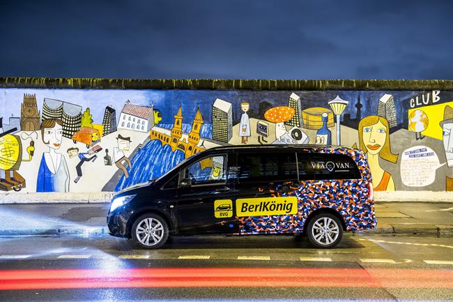Mercedes-Benz Vans y Via operarán una empresa conjunta de transporte compartido bajo demanda en Berlín