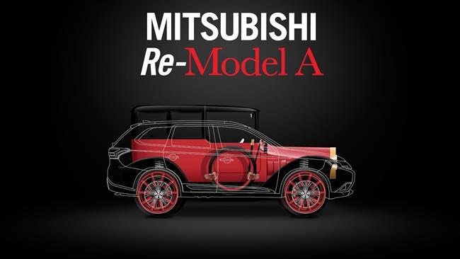 Mitsubishi reconstruye su primer vehículo, el Model A, sobre la plataforma del Outlander PHEV