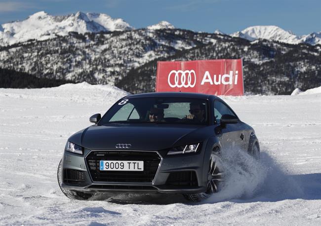 Audi comienza sus cursos de conducción sobre hielo y nieve en Sierra Nevada y Baqueira Beret
