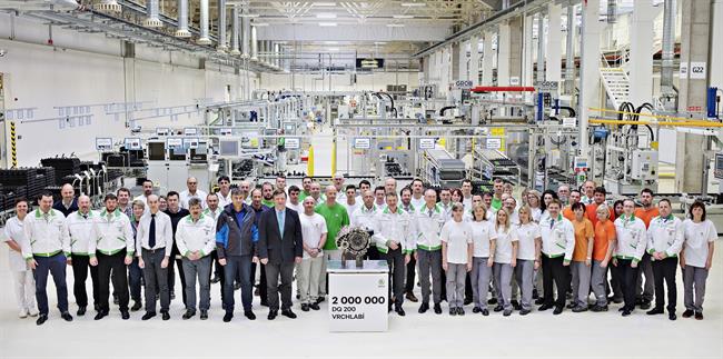 Skoda produce dos millones de transmisiones DQ 200 en Vrchlabí (República Checa) desde 2012