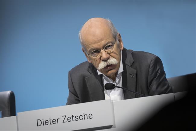 Zetsche cobró más de 13 millones como presidente de Daimler en 2017