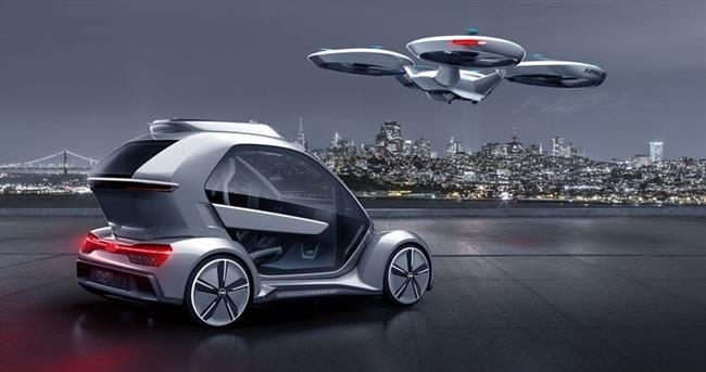 Audi, Italdesign y Airbus desarrollan un dron eléctrico de pasajeros para evitar atascos