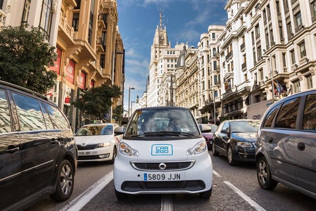 Car2go llega a los 200.000 usuarios en Madrid, un 41% más en 2017