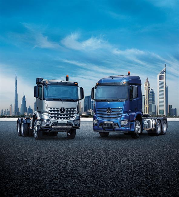 Daimler pone a la venta en Oriente Medio y África los camiones Mercedes-Benz Actros y Arocs
