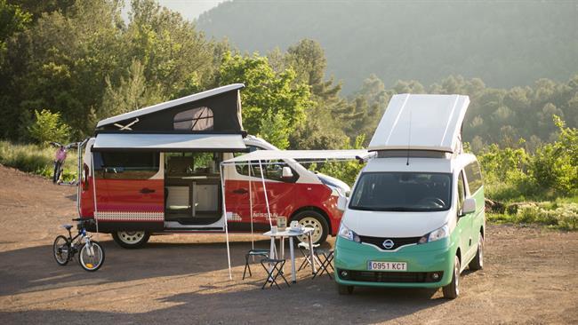 Nissan presenta su nueva gama de vehículos comerciales Camper en Madrid Auto