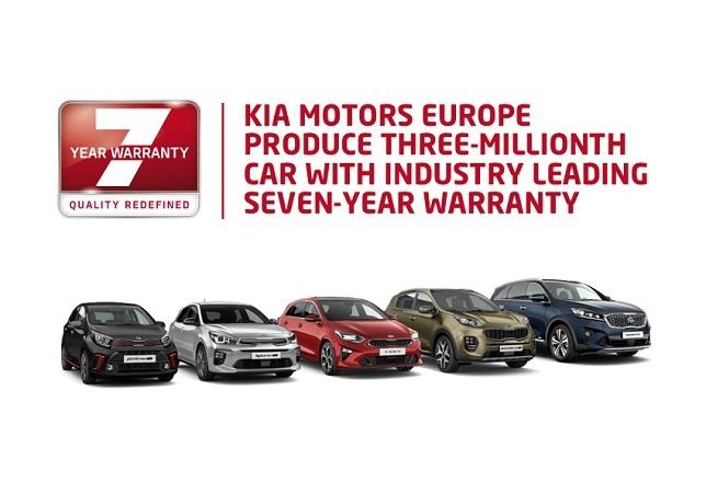 Kia alcanza tres millones de vehículos vendidos con 7 años de garantía en Europa