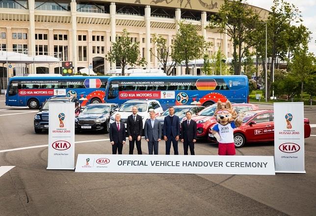 Hyundai y Kia entregan 954 vehículos para los desplazamientos oficiales del Mundial de Rusia