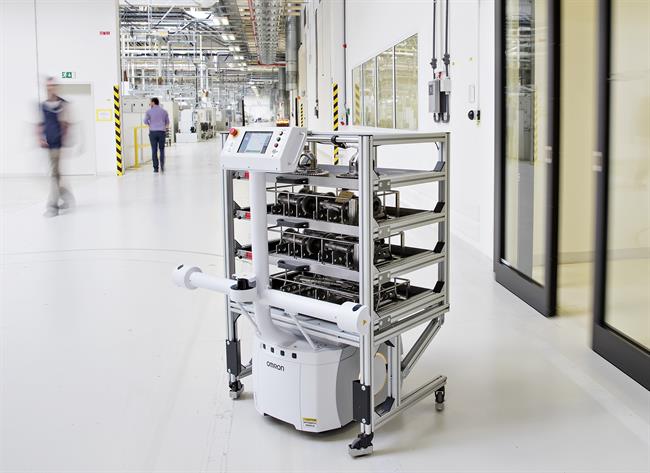 Skoda utiliza un robot de transporte autónomo en su planta de Vrchlabí (República Checa)