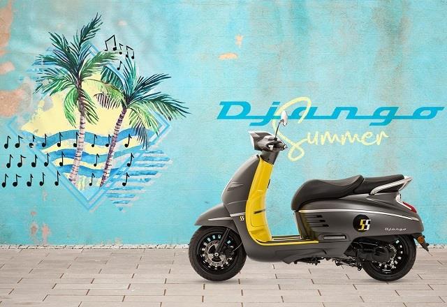 Peugeot Motocycles lanza la edición especial verano de su modelo Django, con 50 cc