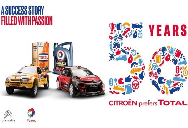 Citröen y Total celebran 50 años de colaboración