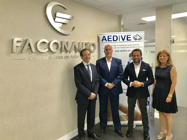 Faconauto y Aedive impulsarán la movilidad eléctrica en los concesionarios españoles