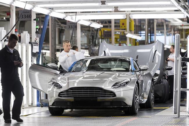 Aston Martin comenzará a producir en su nueva planta de Reino Unido a finales de 2019