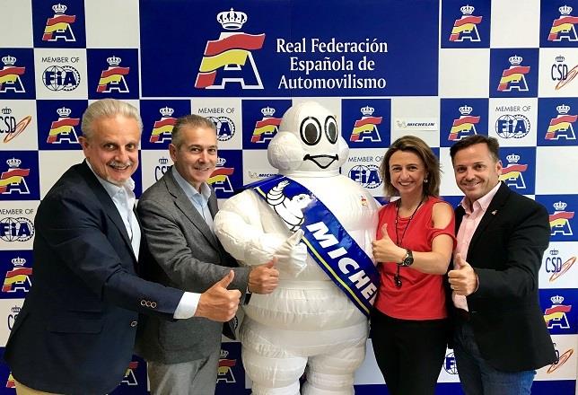 Michelin renueva hasta 2020 su acuerdo de colaboración con la Real Federación Española de Automovilismo