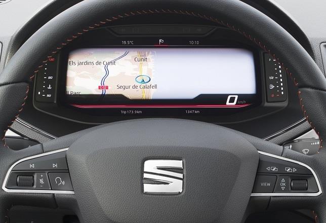 Seat introduce un cuadro de instrumentos digital de 10,25 pulgadas en el Arona y el Ibiza