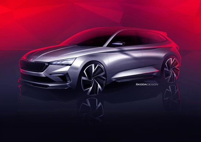 Skoda elige el Salón de París para desvelar el Vision RS, un adelanto de sus futuros modelos deportivos