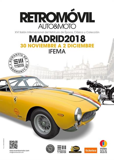 Retromovil vuelve el 30 de noviembre con un tributo a Porsche por su 70 aniversario