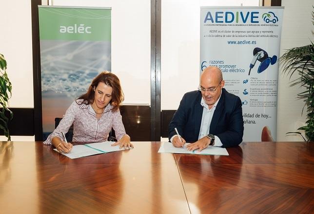 Aedive y Aeléc se alían para impulsar la movilidad eléctrica