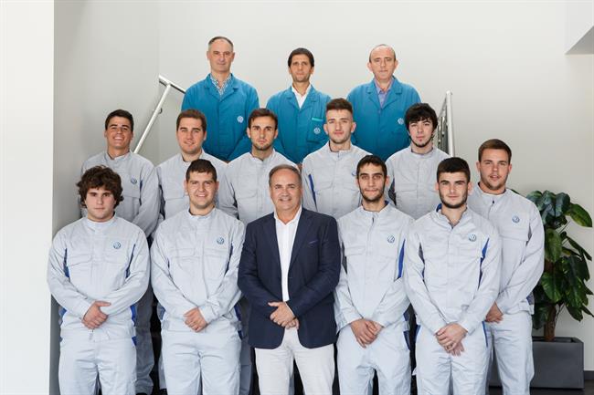 Diez jóvenes participan en la 7ª edición del Programa de Aprendices de Volkswagen Navarra