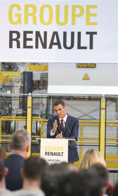 Sánchez anuncia un "acuerdo de futuro" con el sector de la automoción en semanas