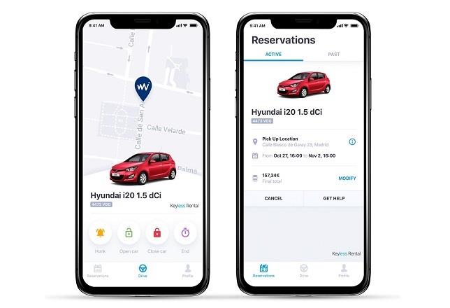 Una start-up española lanza Keyless rental, el primer sistema para abrir coches desde el móvil