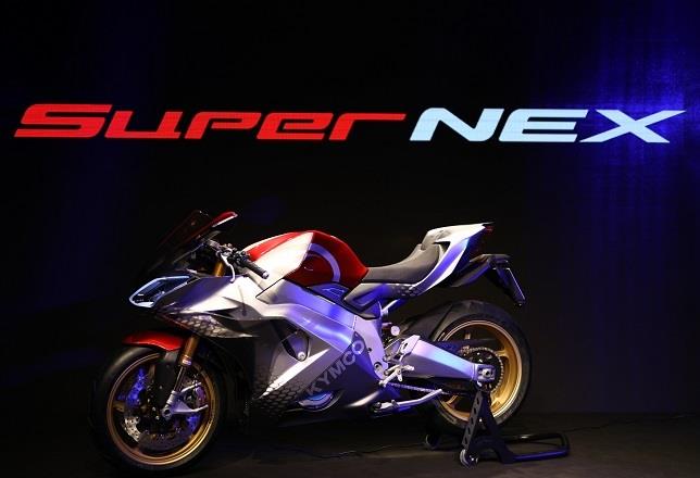 SuperNEX, primera motocicleta superdeportiva eléctrica de Kymco