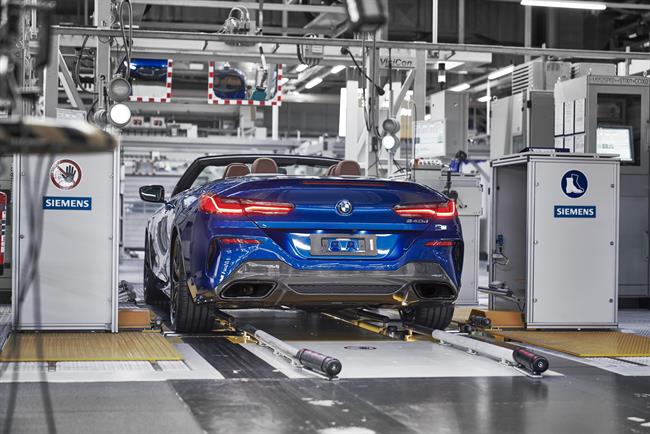 BMW comienza la producción del Serie 8 Cabrio, que llegará al mercado en marzo de 2019