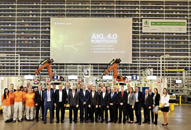 Skoda invierte 8 millones en un almacén automático en su planta de Mladá Boleslav (República Checa)