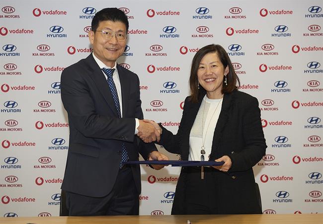 Hyundai y Kia se alían con Vodafone para ofrecer información y entretenimiento en el vehículo