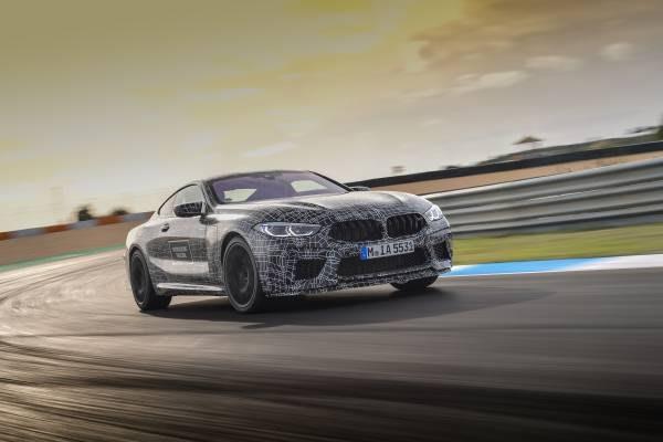 El nuevo BMW M8 Coupé finaliza su fase de pruebas en el circuito de competición de Estoril, en Portugal