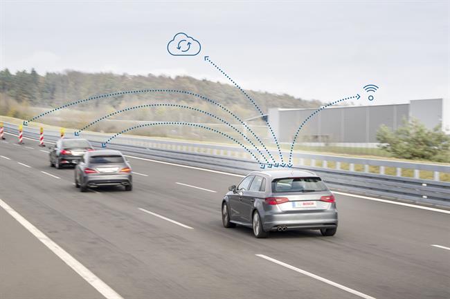 Bosch y Veniam desarrollan una solución universal para el intercambio de datos entre coches y entorno