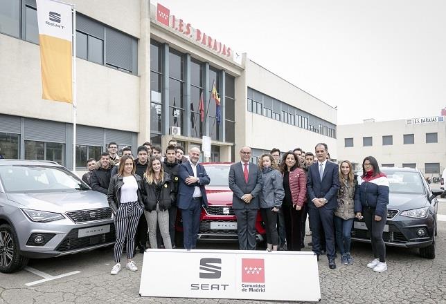 Seat dona 20 vehículos a la Comunidad de Madrid para fines didácticos