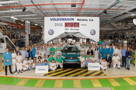 Volkswagen inicia la producción en serie del nuevo T-Cross en Landaben (Navarra)