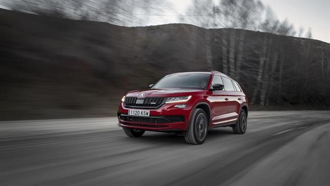 Skoda lanza en España el Kodiaq RS, con el motor diésel más potente de la historia de la marca