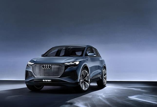 Audi presenta en Ginebra el Q4 e-tron concept, que llegará en 2020 con 450 kilómetros de autonomía