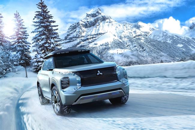 Mitsubishi presenta el todocamino híbrido enchufable Engelberg Tourer con tracción integral