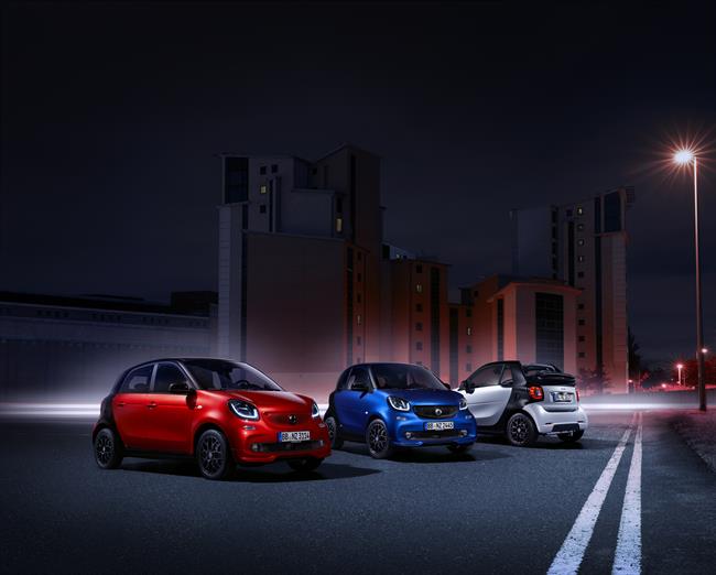 Smart lanza la edición UrbanshadowEdition para dar salida a sus últimos modelos de gasolina