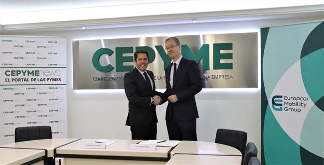 Cepyme y Europcar firman un acuerdo de colaboración para facilitar la movilidad de las pymes