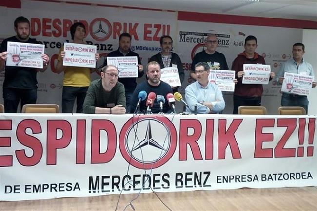 Sindicatos de Mercedes-Benz Vitoria temen nuevos recortes