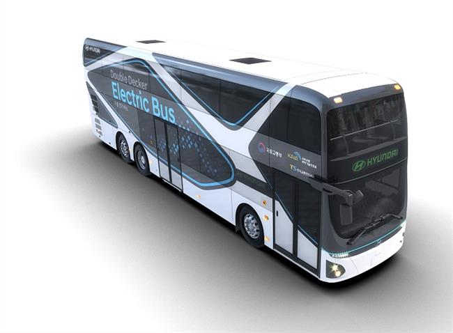 Hyundai presenta un autobús eléctrico de dos pisos y 300 kilómetros de autonomía
