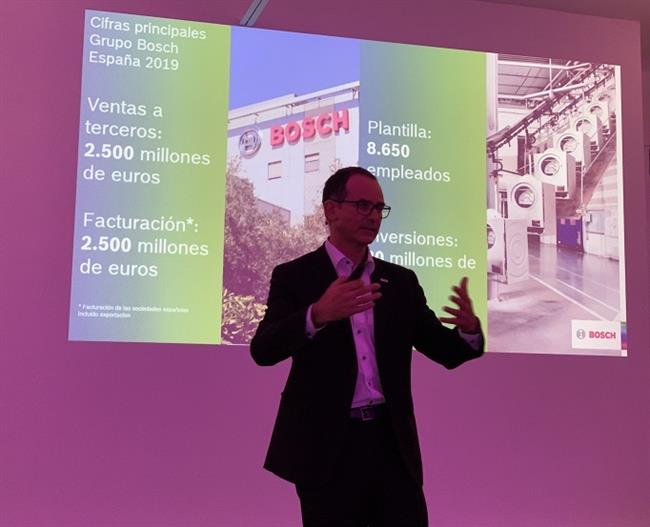 Bosch alcanzó unas ventas de 2.500 millones de euros en España en 2018, un 6% más