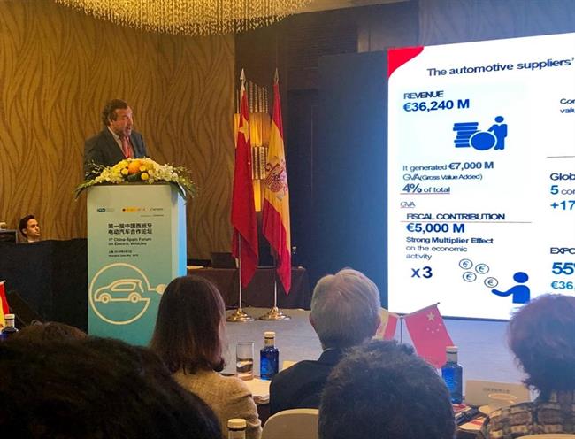 Sernauto pone en valor el papel de la tecnología española para desarrollar el coche eléctrico en China