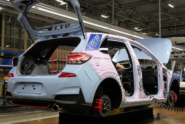 Hyundai alcanza tres millones de vehículos producidos en su planta de Nosovice (República Checa)