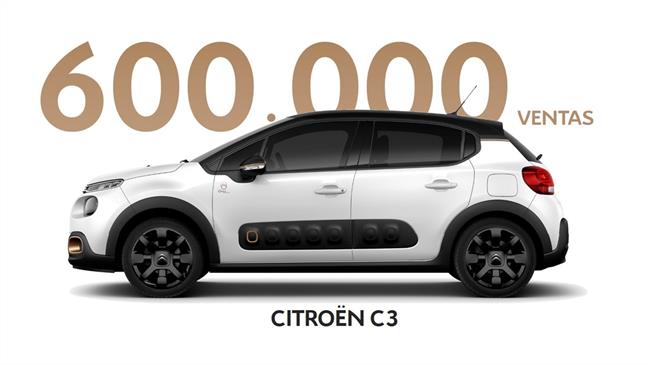 Citroën acumula 600.000 unidades vendidas de la tercera generación del C3 en dos años y medio
