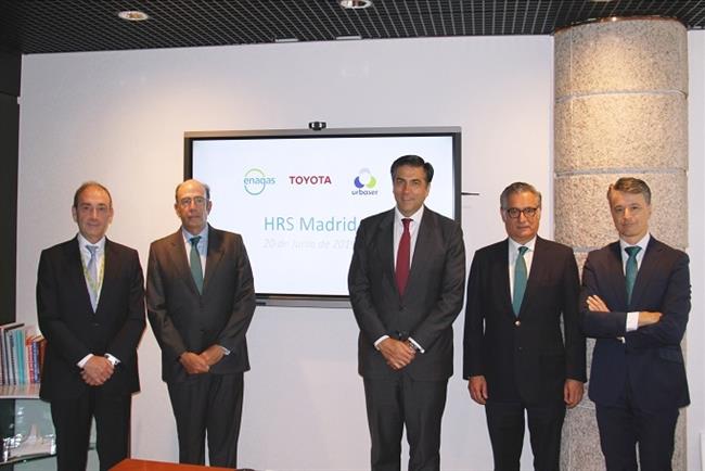 Toyota, Enagás y Urbaser instalarán la primera estación de hidrógeno de España para turismos