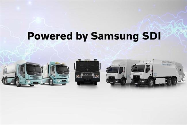 Samsung SDI suministrará las baterías de los camiones eléctricos de Volvo Group