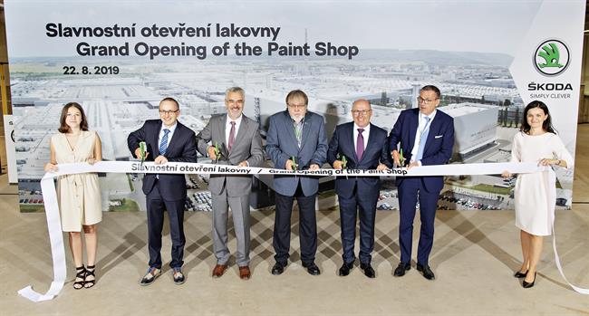 Skoda invierte 214,5 millones en un taller de pintura en su planta de Mladá Boleslav (República Checa)