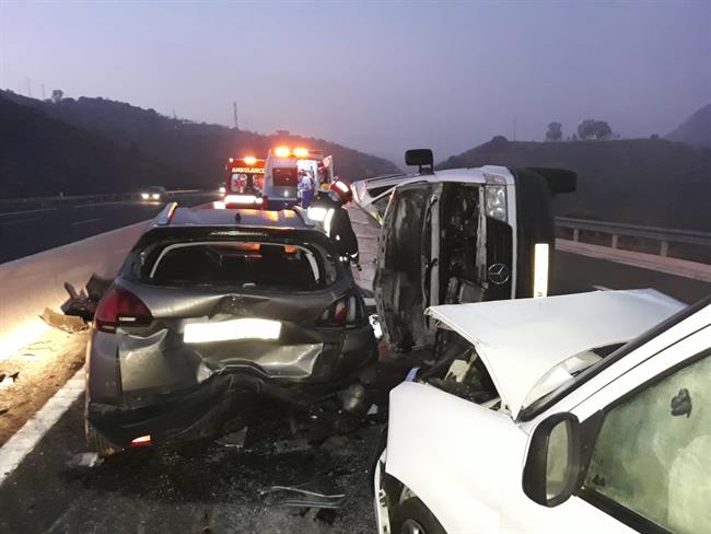 Un total de diez personas fallecen en las carreteras españolas el fin de semana, tres de ellas peatones