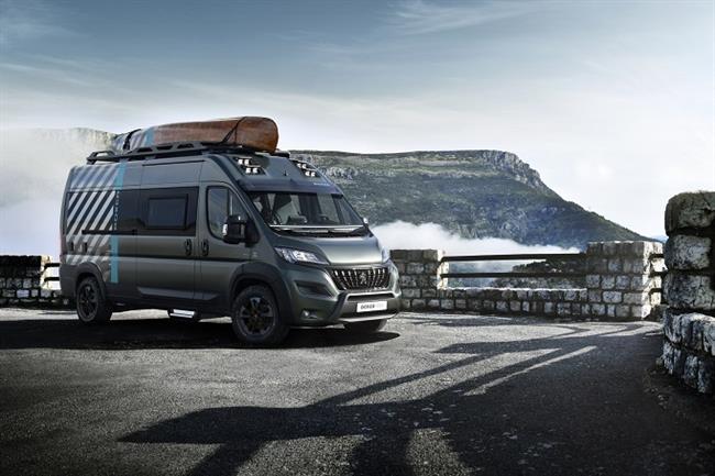 Peugeot muestra en París el Boxer 4x4 Concept, con 10 metros cuadrados habitables